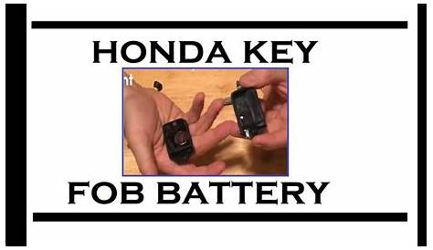 honda odyssey 2016 key battery