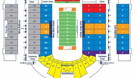 illinois football stadium seating chart