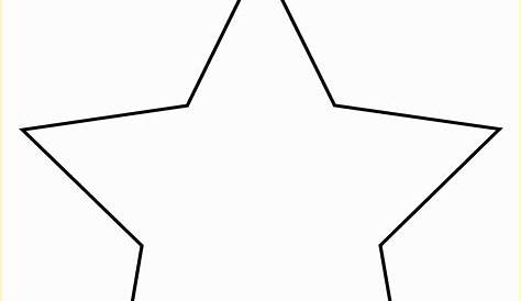 Free Printable Star Template Of Stars to Print and Cut Out Star Shape