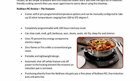 Nuwave PIC Review - Precision Induction Cooktop with Complete Cookware