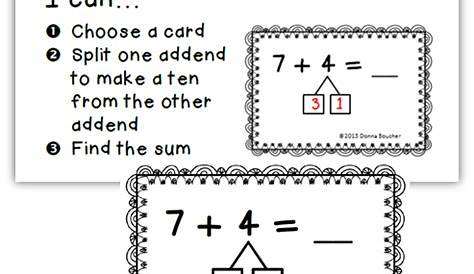 Make a Ten Strategy for Addition - Math Coach's Corner