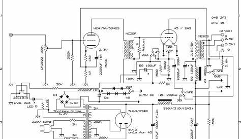 45 tube amp schematic