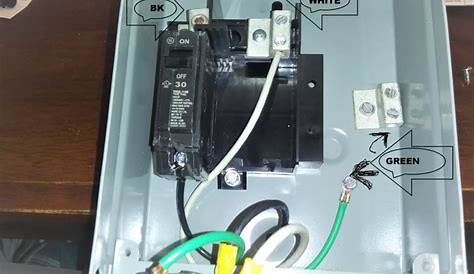 RV.Net Open Roads Forum: wiring a 30 Amp Power Outlet 30A Circuit