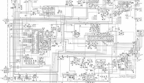 Schematic Diagrams: Sony KV20TS50 - Trinitron TV Circuit Diagram