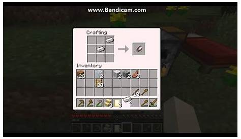how to make sheers in minecraft