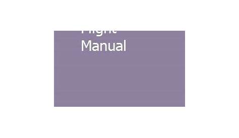 King Air 200 Flight Manual pdf download online full | Repair manuals