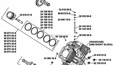 27 Hp Kohler Engine Parts Diagram - Kohler CH1000-2027 SCAG 37 HP (27.5