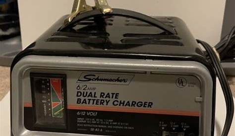 Schumacher Se-82-6 Manual Battery Charger Dual Rate 6 / 2 Amp Works for