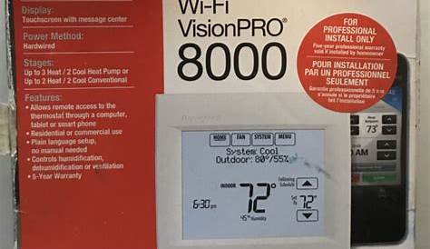 Honeywell VisionPRO Wi-Fi 7-Day Programmable Thermostat (TH8321WF1001