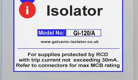 Galvanic Isolators | Galvanic Isolator – Plug In – 500 Amps