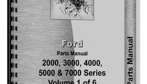 Ford 2000 Tractor Parts Manual