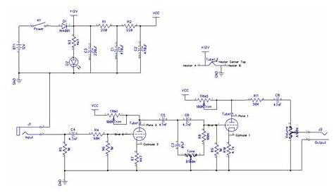 Guitar Tuhevpreamplifier Circuit Diagram