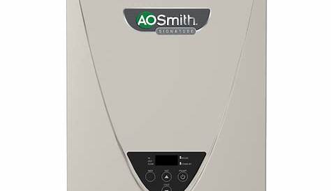 a.o. smith tankless water heater manual