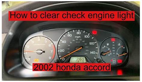 honda accord 2002 srs light