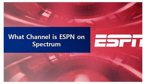 what channel is espn on charter