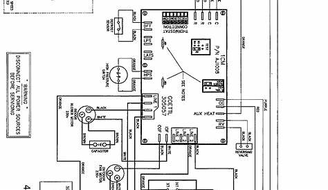 heat pump thermostat wiring schematic