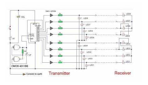 ethernet cable tester schematic