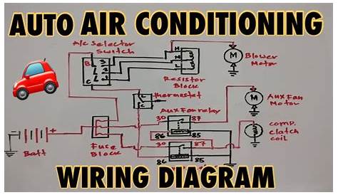Basic Auto Air Conditioning Wiring Diagram - YouTube