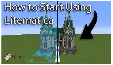 how to create a schematic litematica