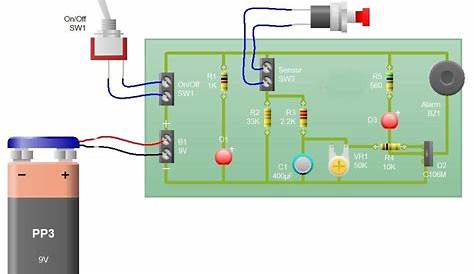 Secret Diagram: Simple electronic circuit diagram of project