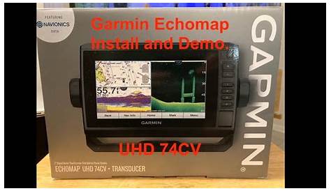 Garmin Echomap Install and Demo UHD 74CV - YouTube