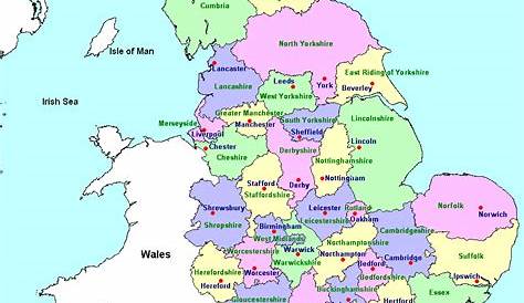 Printable Map of UK Detailed Pictures | Map of England Cities