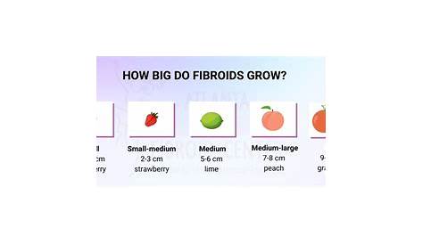 fibroid tumor size chart