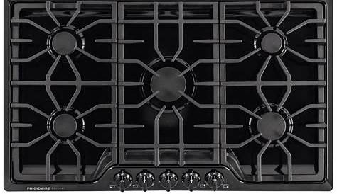 Shop Frigidaire Gallery 5-Burner Gas Cooktop (Black) (Common: 36-in