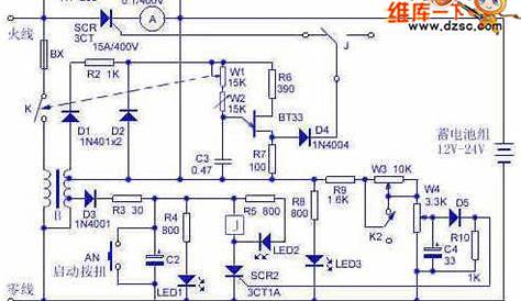 The auto charging motor circuit - Power_Supply_Circuit - Circuit