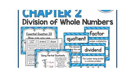 Go Math 5th Grade Chapter 2 Resource Packet by Shelly Rees | TpT
