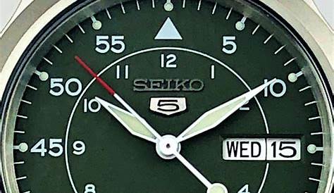 Seiko 5 Automatic Military Style Khaki Green NATO Strap Men's Watch