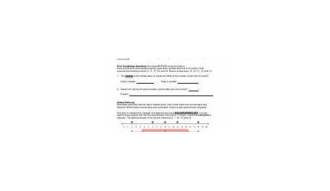 Box and whisker plot worksheet 2 answer key - geracoop