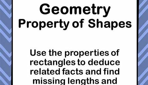properties of rectangles worksheets answers