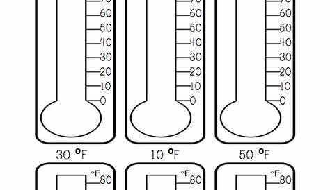 Reading Thermometers Worksheet #1 Worksheet | 2nd grade worksheets