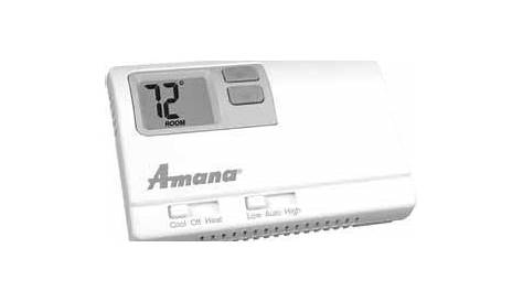Amana Thermostat 2246003 Manual Changeover 2H/1C