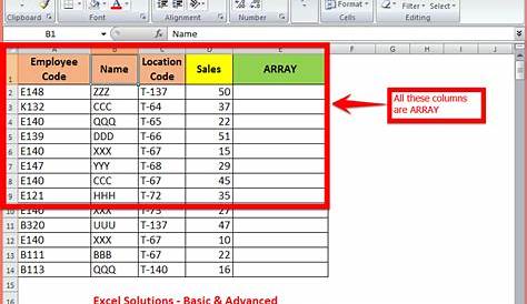 Array in Excel Uses, Benefits and Details with examples in array