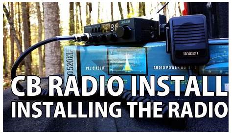 how to install a cb radio