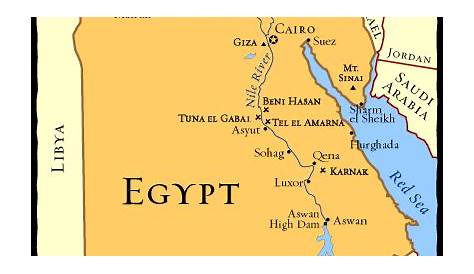 Map Of Egypt Worksheet | Map of Egypt | Ancient Egypt unit | Pinterest