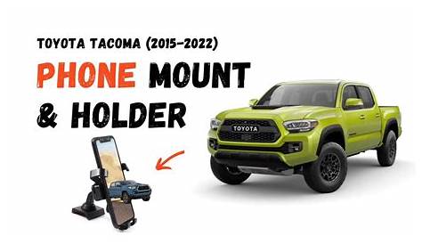 toyota tacoma cell phone holder
