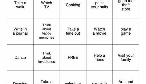 Coping With Cravings Worksheet