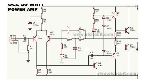 5 watt stereo amplifier circuit diagram