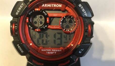 Men's Armitron Pro Sport 165ft WR Digital 48mm Dial Watch (c340) 40/