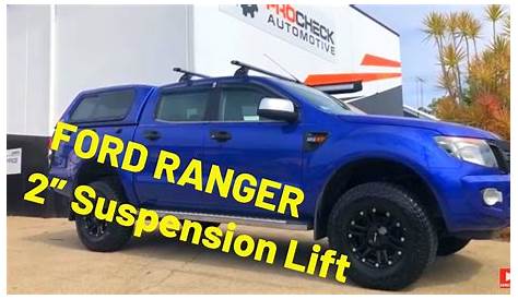 Ford Ranger 2” lift kit - YouTube