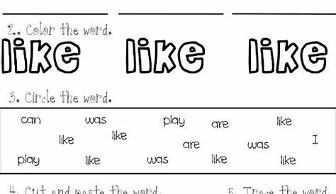 Lovely Literacy & More: Sight Word Study