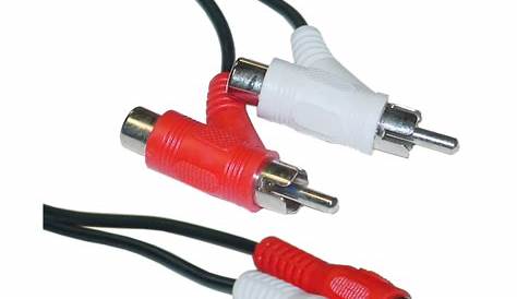 RCA Splitter Cable for Stereo Audio - 6 ft.