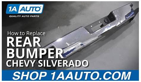 How to Replace Rear Bumper 2014-19 Chevy Silverado | 1A Auto