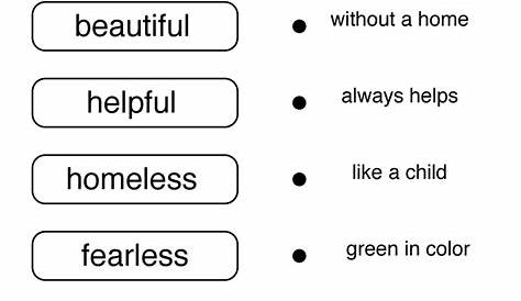 suffix worksheet 3rd grade