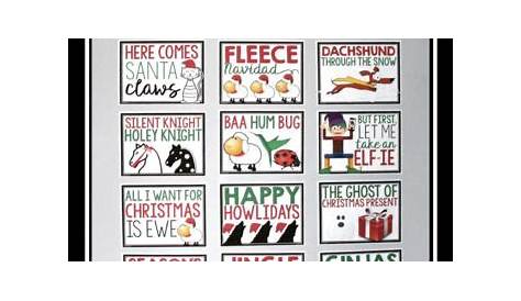 CHRISTMAS POSTERS: THE 12 DAYS OF CHRISTMAS PUNS | Christmas puns