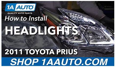 How to Replace Headlights 10-11 Toyota Prius | 1A Auto
