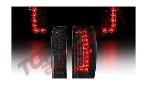 GMC Canyon 2004-2012 Smoked LED Tail Lights | A141R8WH109 - TopGearAutosport